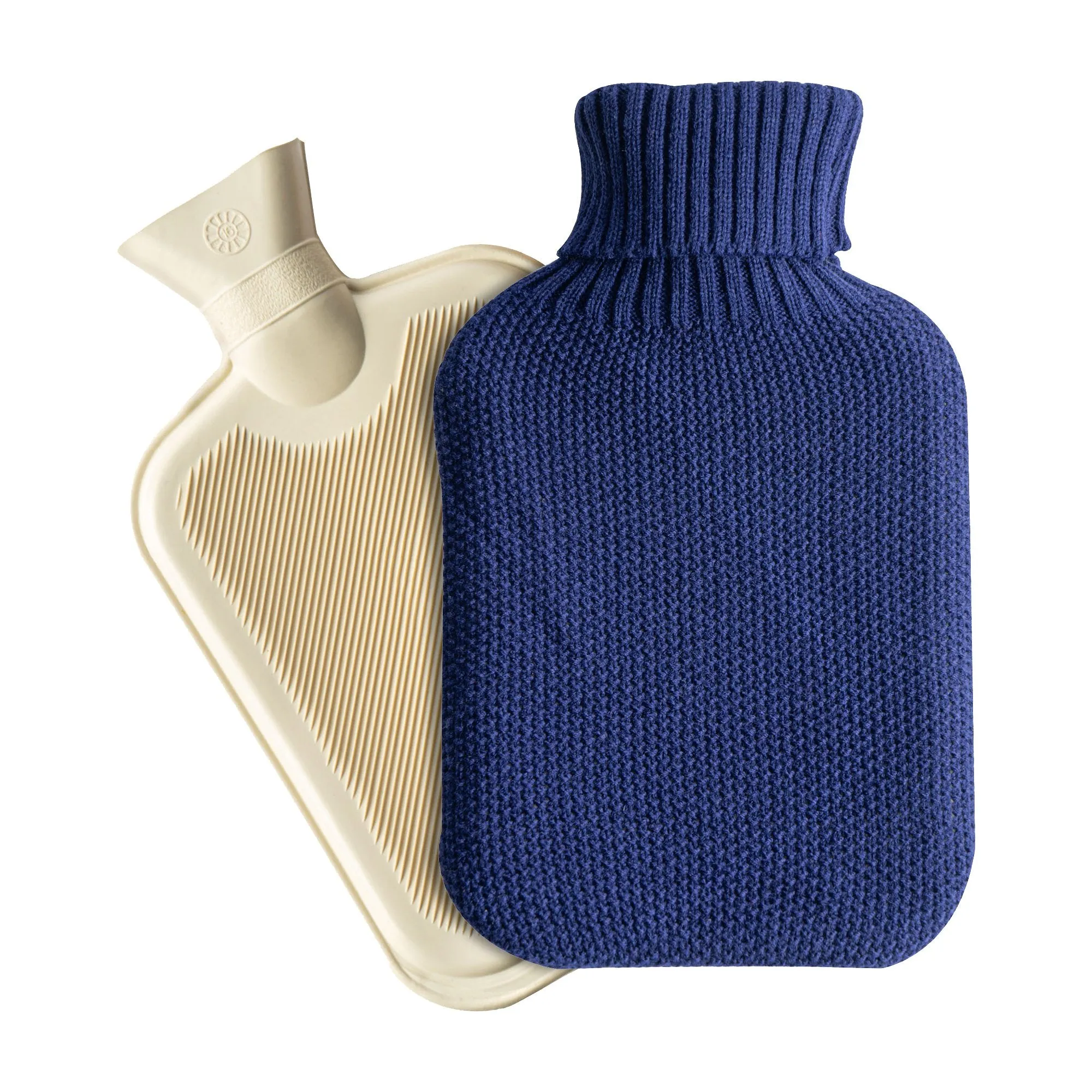 2L Knitted Hot Water Bottle & Cover Set - By Nicola Spring