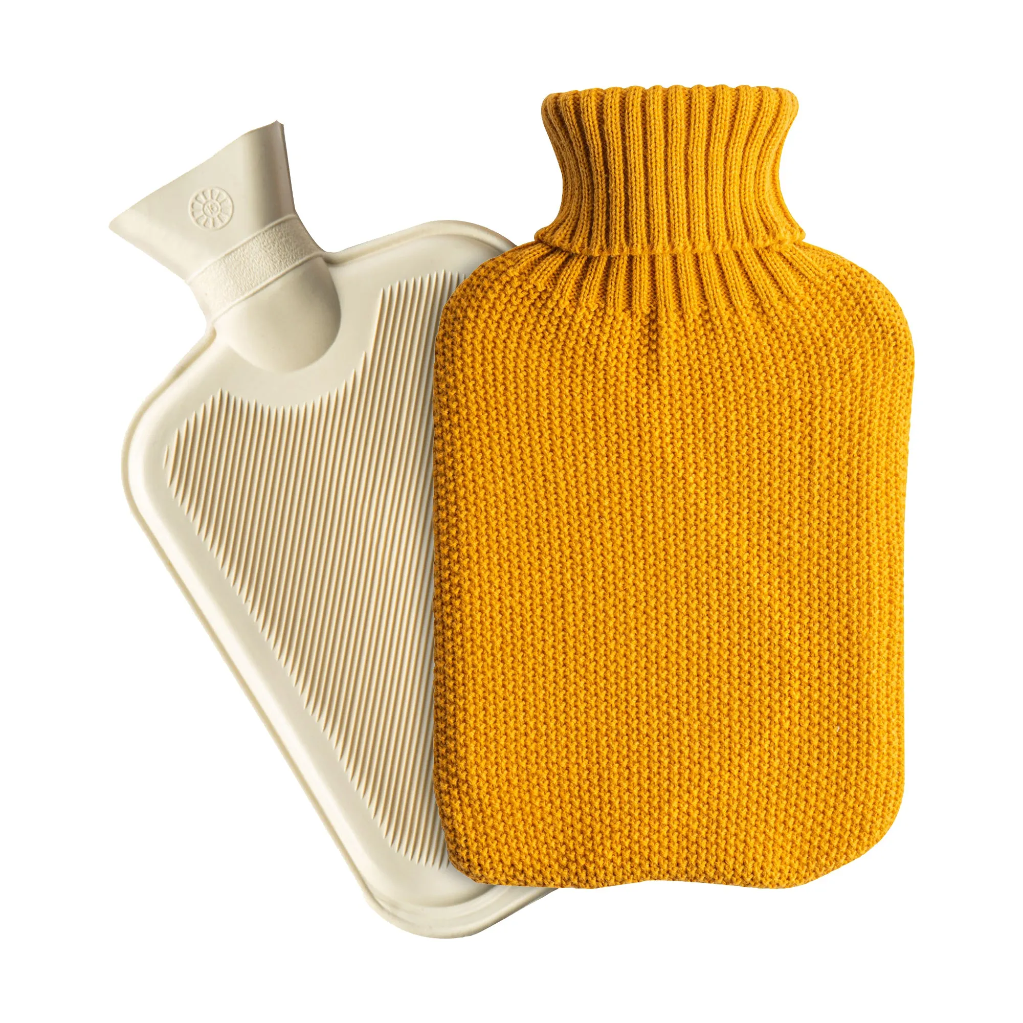 2L Knitted Hot Water Bottle & Cover Set - By Nicola Spring