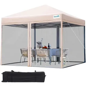 6.6' x 6.6'  Small Pop Up Canopy with Netting