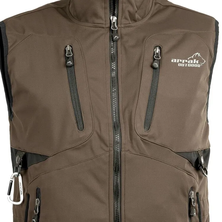 Acadia Men Softshell Training Vest - (Brown)