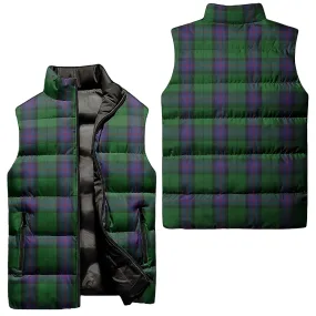 Armstrong Tartan Sleeveless Puffer Jacket