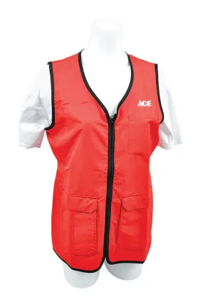 Artcraft No Snag L Sizes Women's Sleeveless V-Neck Red Vest