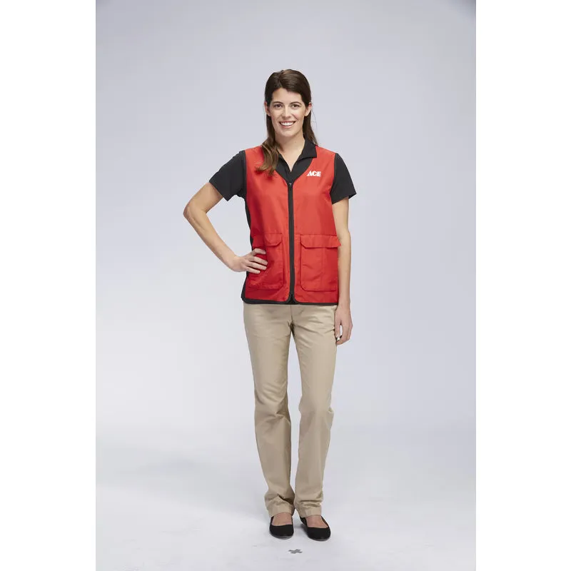 Artcraft No Snag L Sizes Women's Sleeveless V-Neck Red Vest