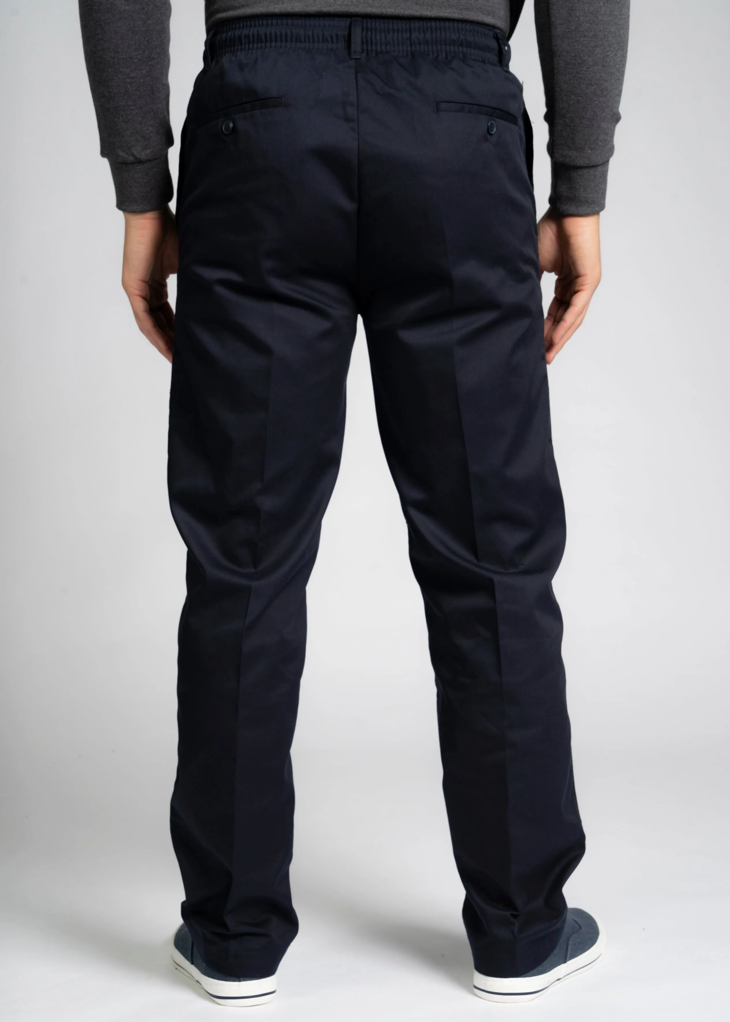 Aubrey Straight Fit Elastic Waist Pull-On Trousers