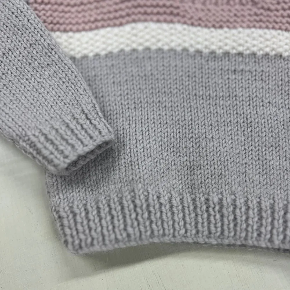 Baby Aspen Sweater & Hat Knitting Kit