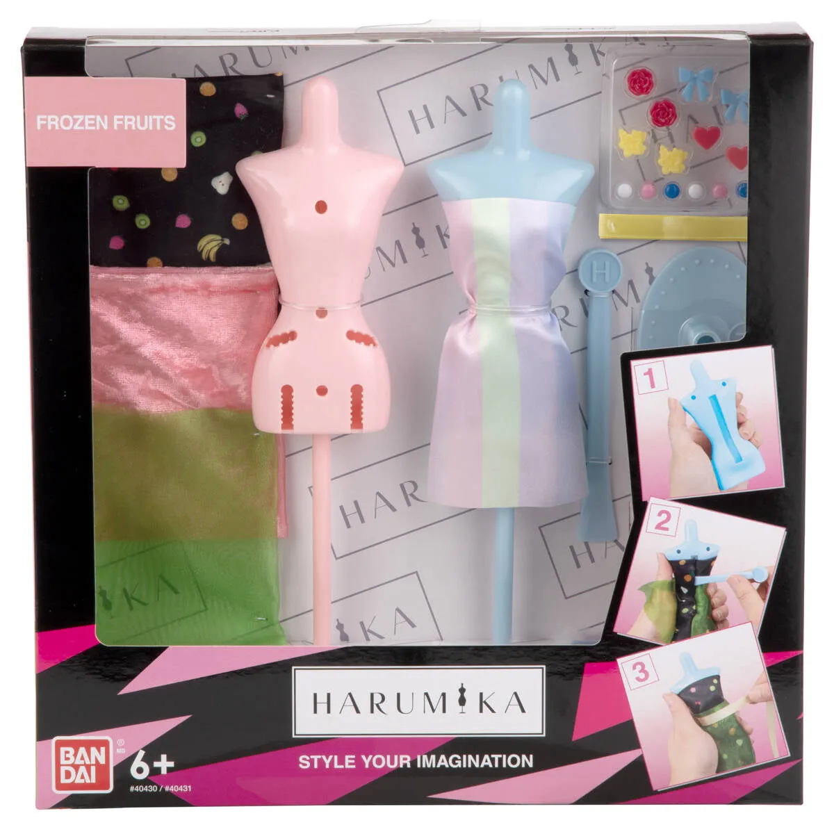 Bandai Harumika Frozen Fruits Double Torso Fashion Design Craft Kit