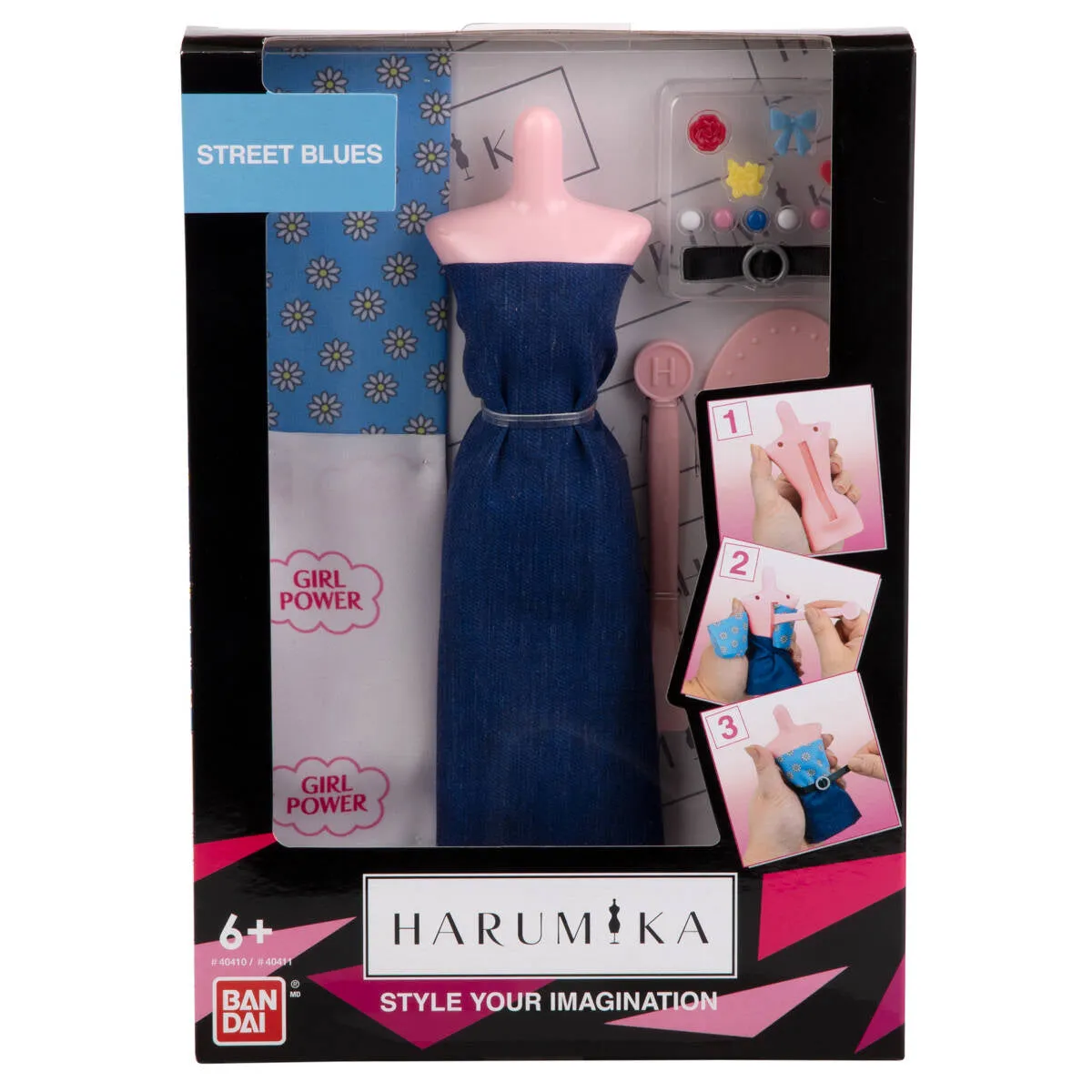 Bandai Harumika Street Blues Fashion Design Craft Kit