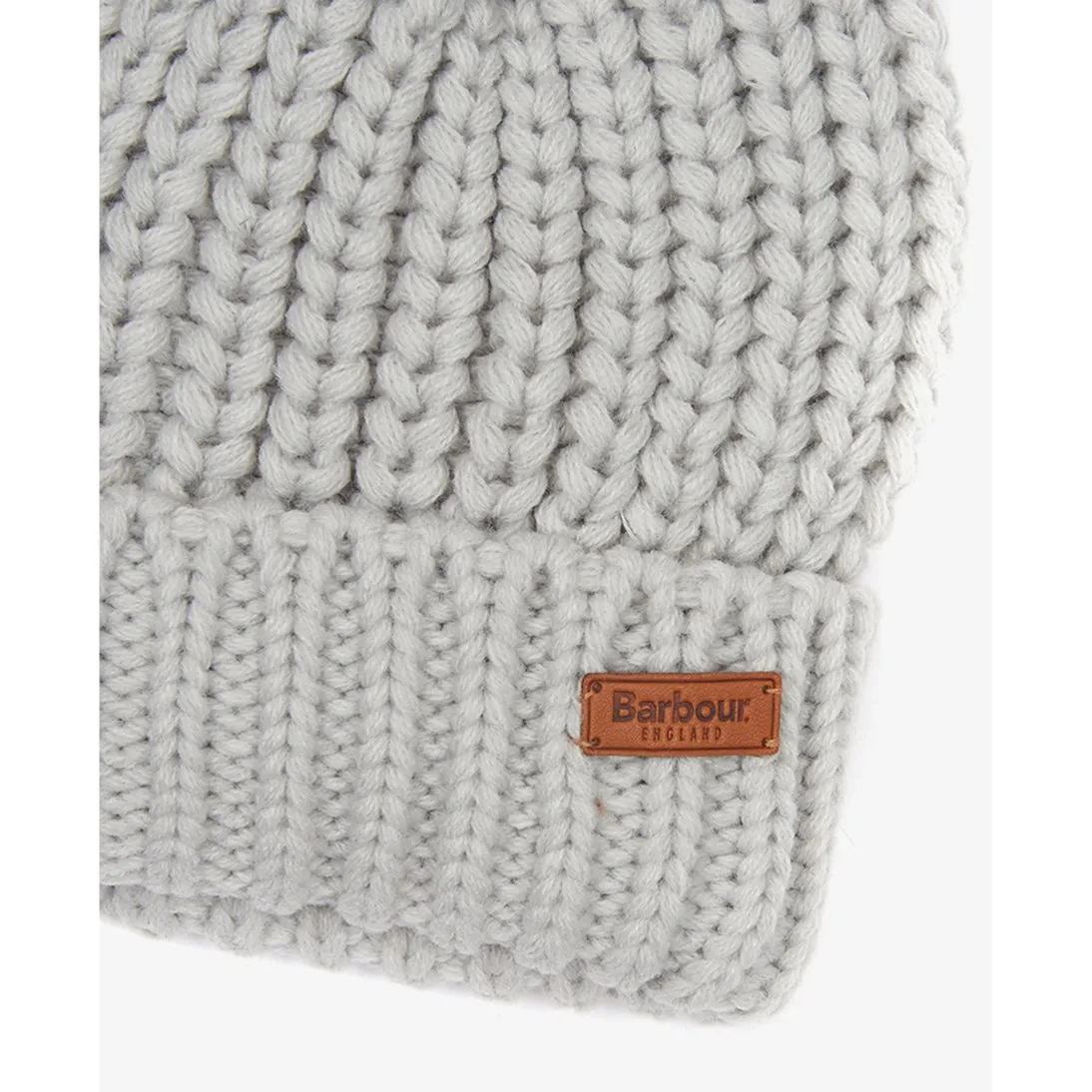 Barbour Saltburn Beanie Hat LHA0336 Ice White