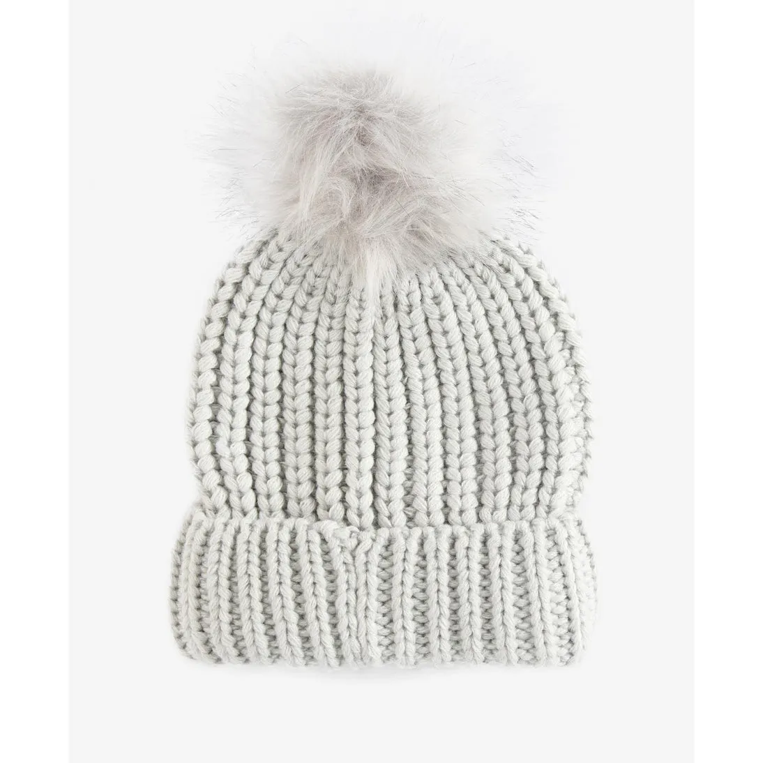 Barbour Saltburn Beanie Hat LHA0336 Ice White