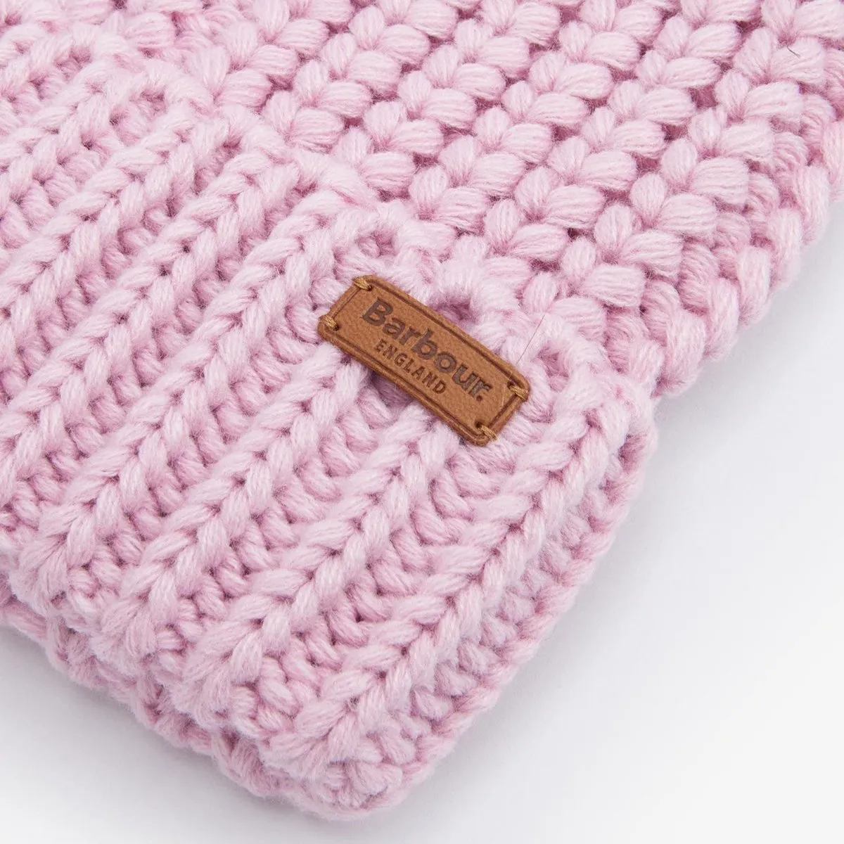 Barbour Women's Saltburn Beanie Hat in Lavender Haze