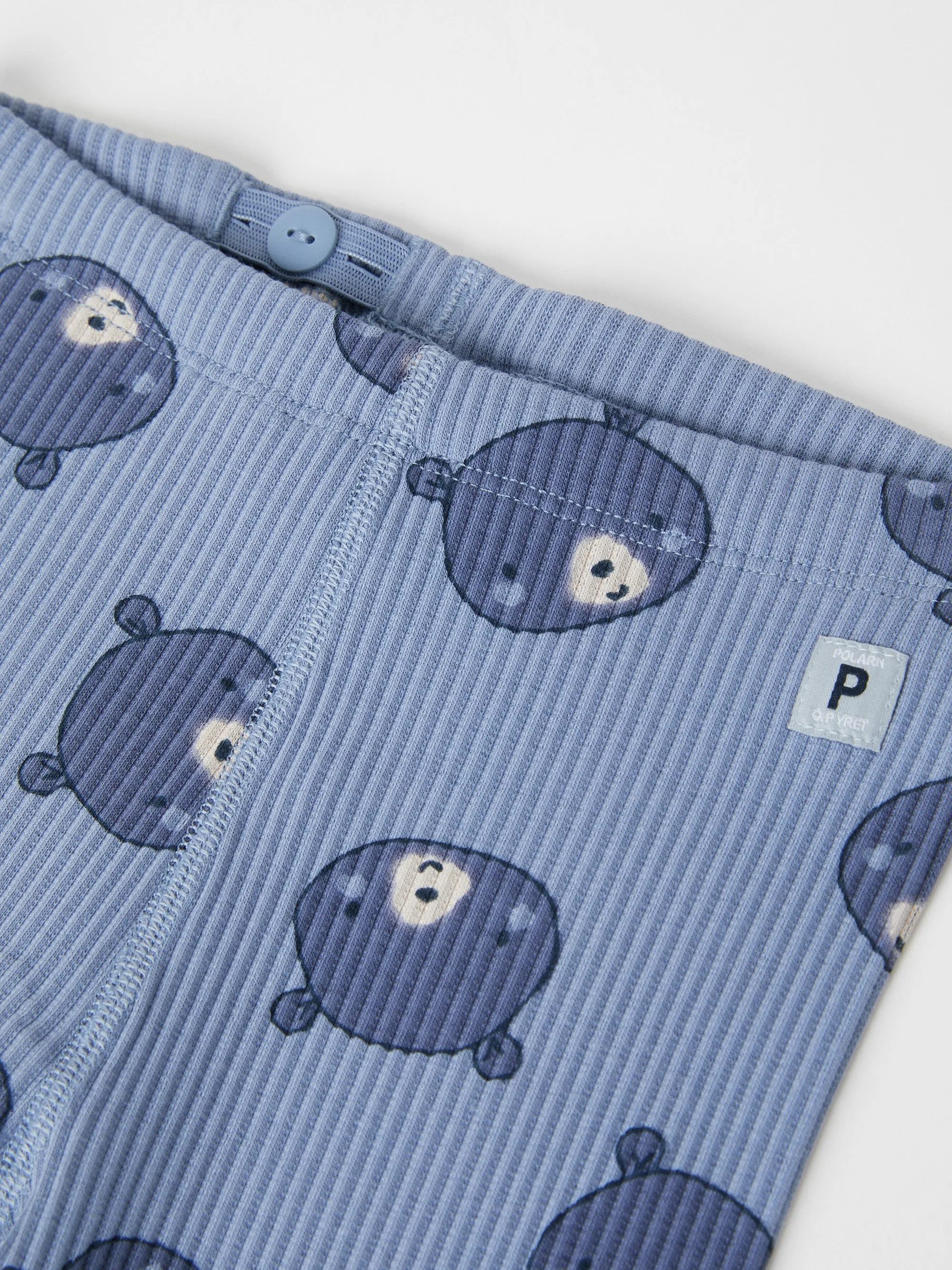 Bear Print Baby Leggings