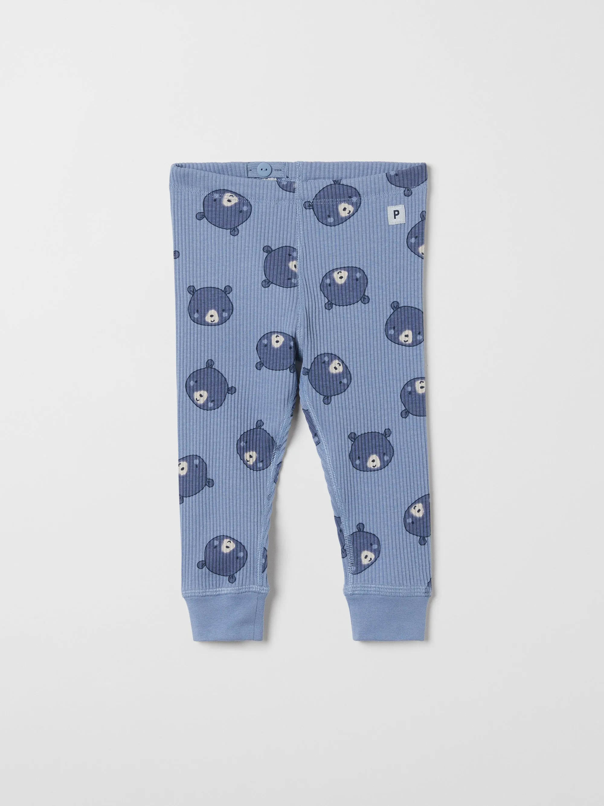 Bear Print Baby Leggings