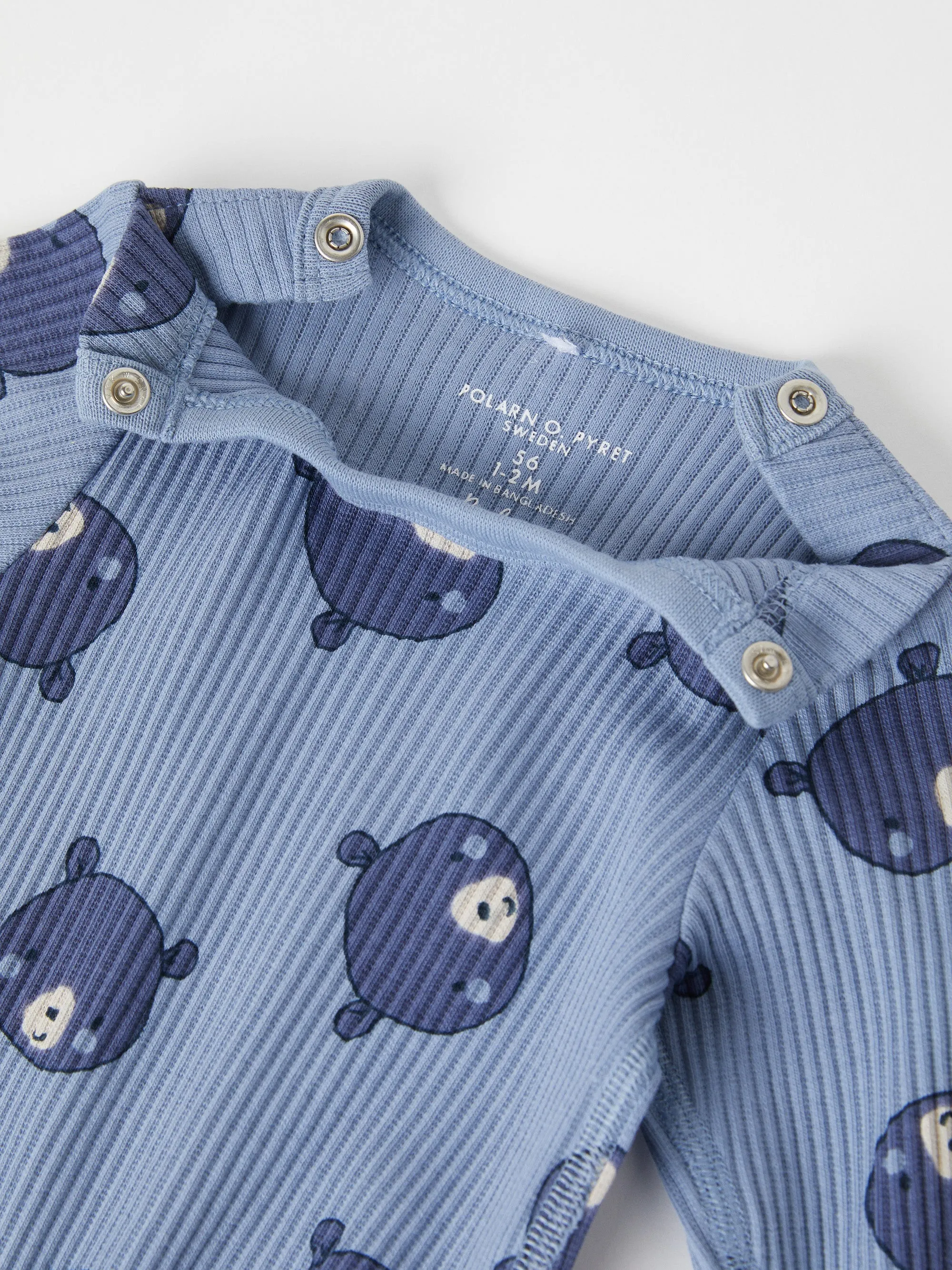 Bear Print Babygrow