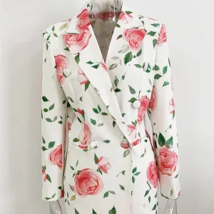 Beatrice Floral Blazer and Skirt Set