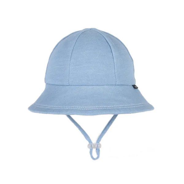 Bedhead Baby Bucket Hat with Strap - Chambray