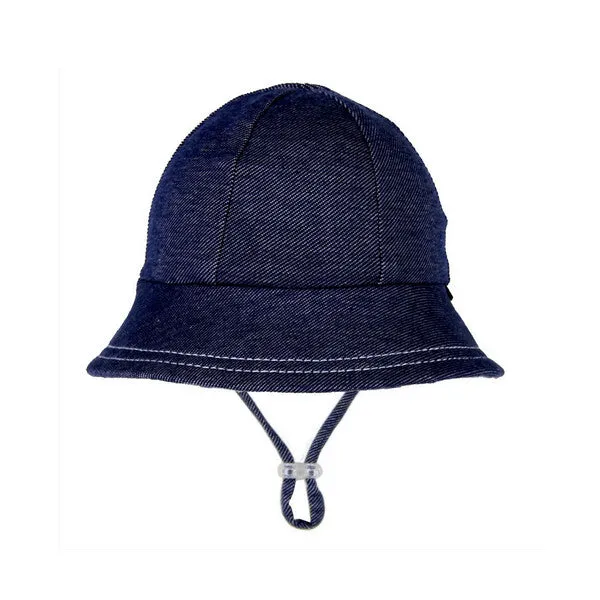 Bedhead Baby Bucket Hat with Strap - Denim