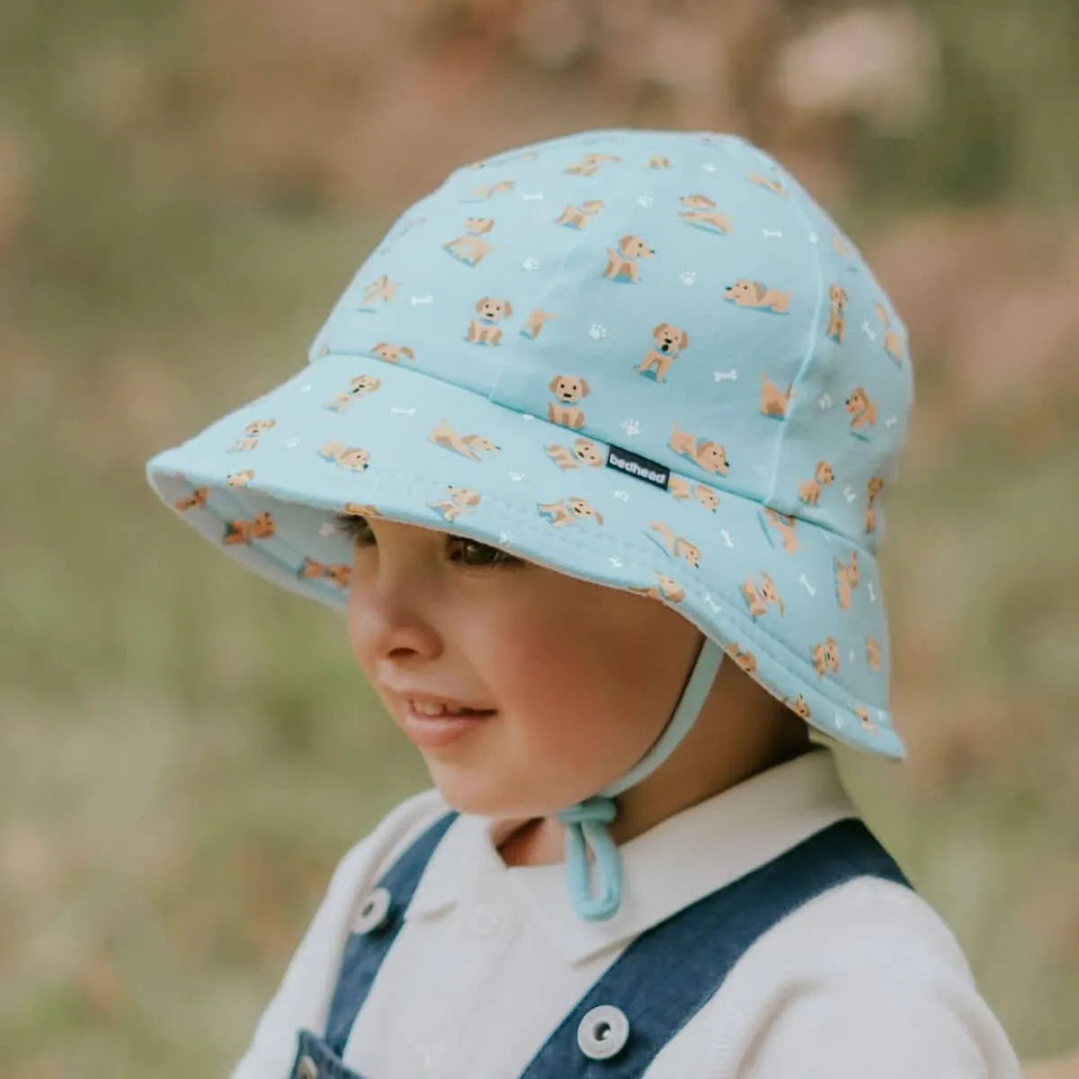 Bedhead Baby Bucket Hat with Strap - Limited Edition - Goldie