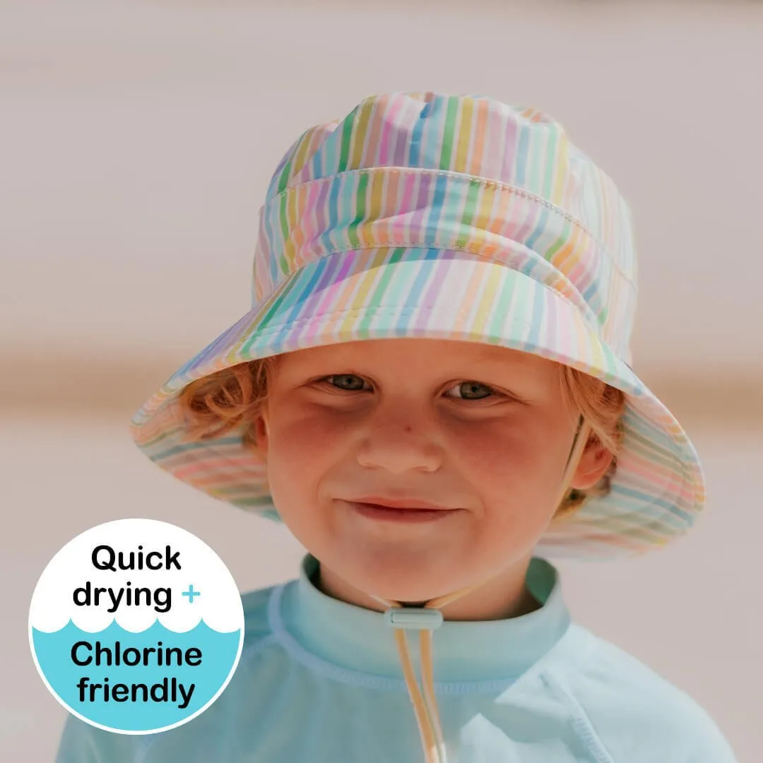 Bedhead Kids Beach Bucket Swim Hat - Rainbow