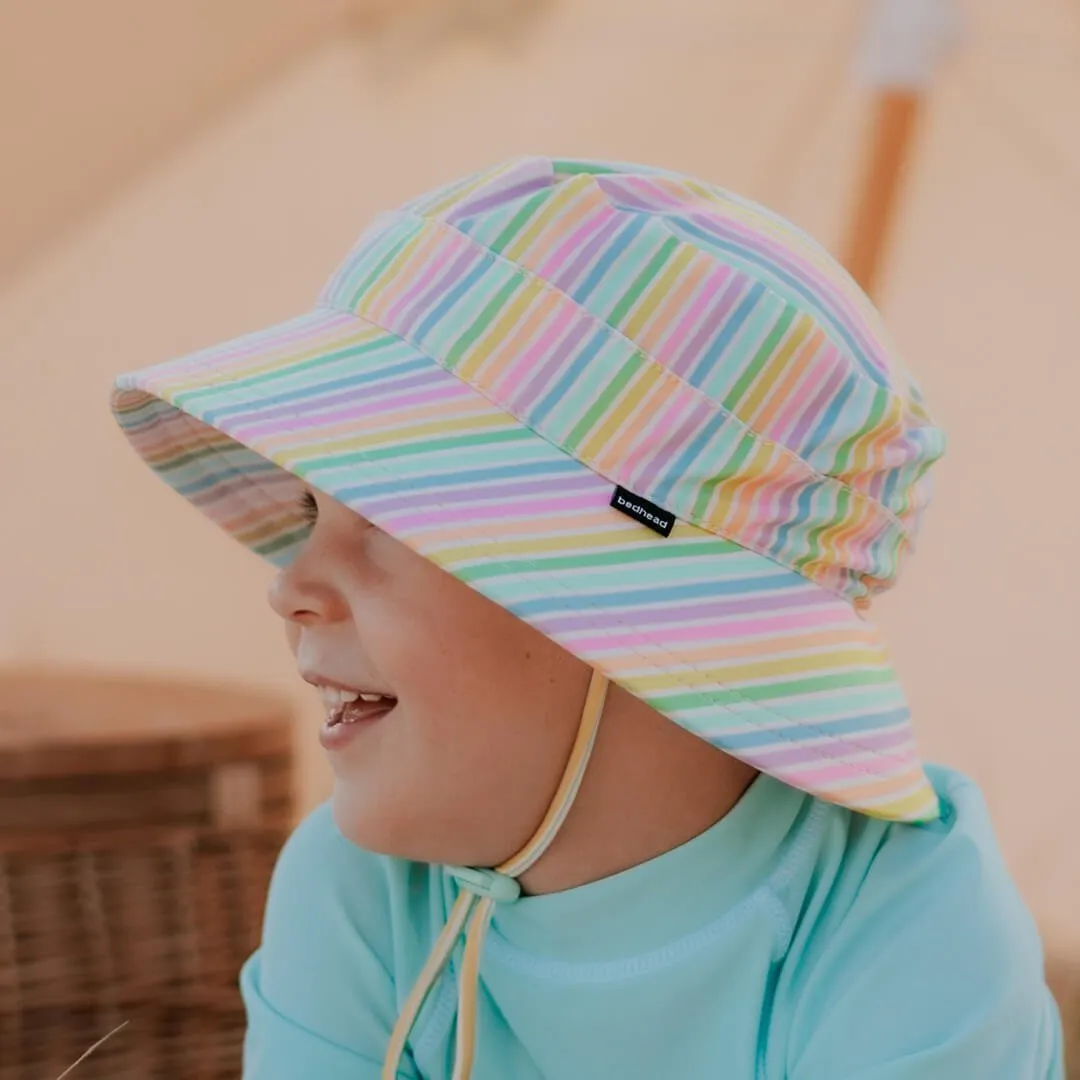 Bedhead Kids Beach Bucket Swim Hat - Rainbow