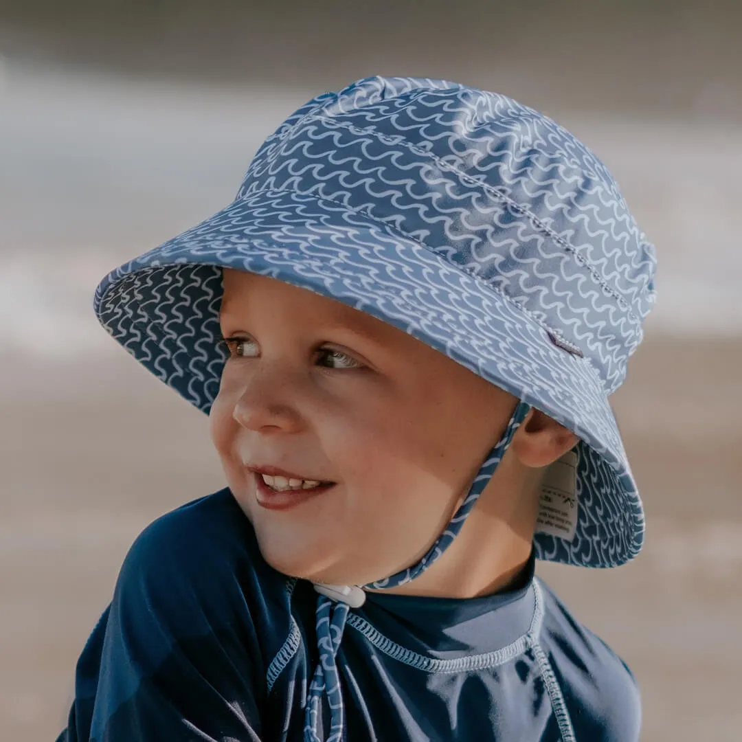 Bedhead Kids Beach Bucket Swim Hat - Tide