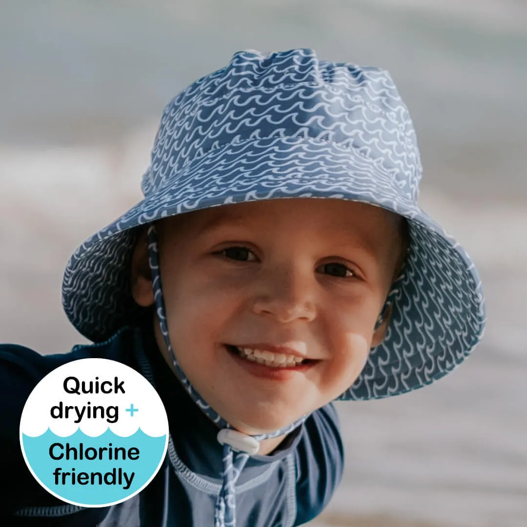 Bedhead Kids Beach Bucket Swim Hat - Tide