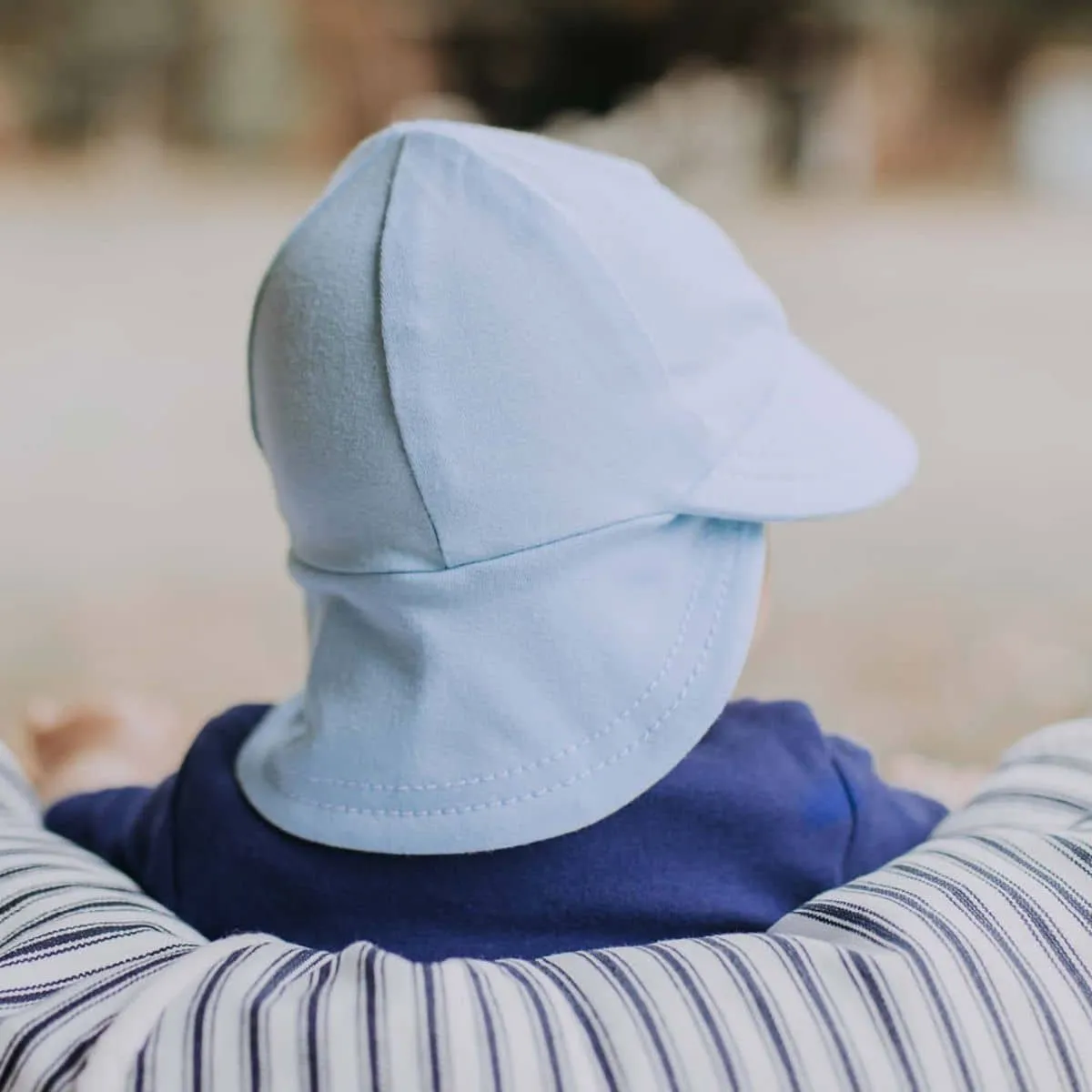 Bedhead Legionnaire Hat with Strap - Baby Blue