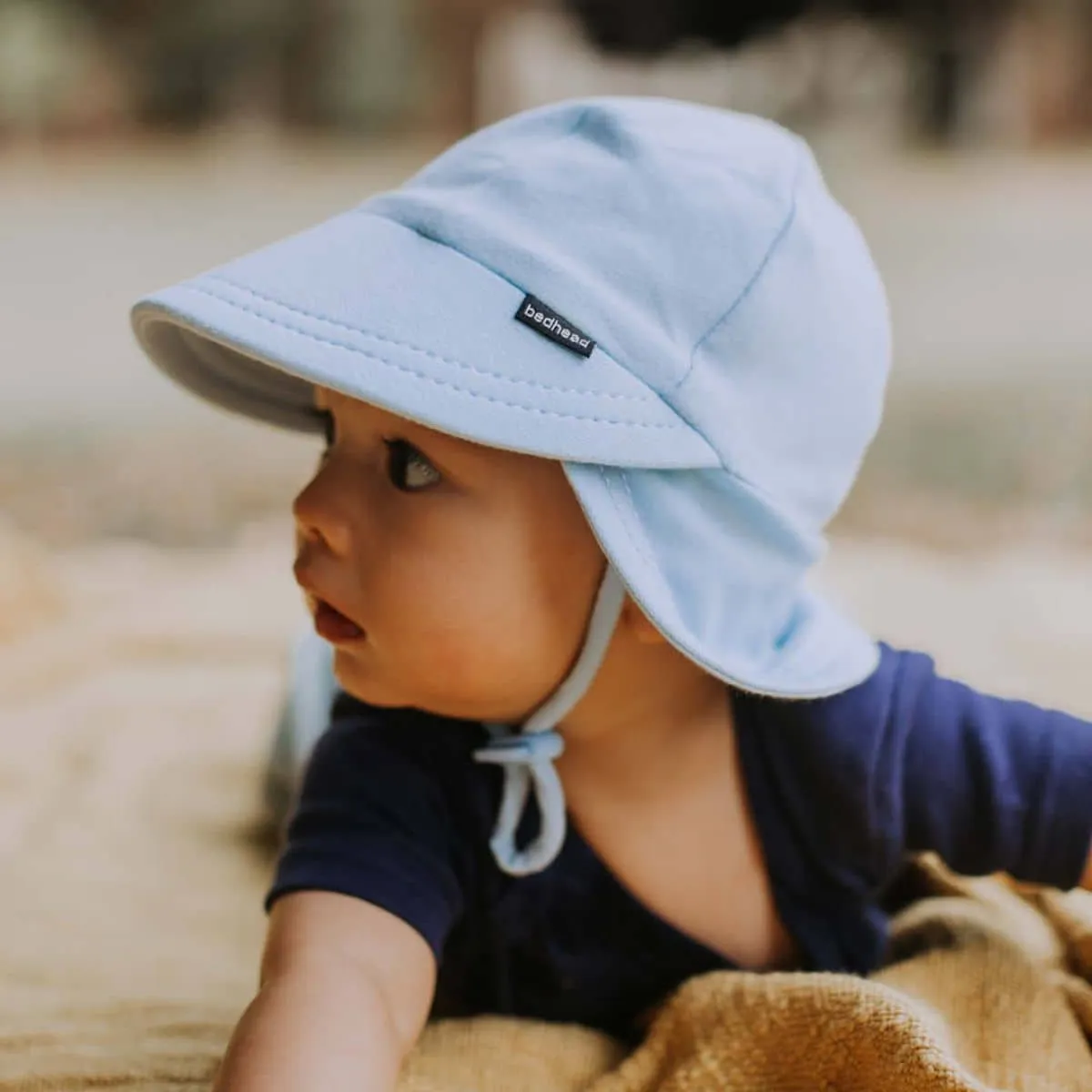 Bedhead Legionnaire Hat with Strap - Baby Blue