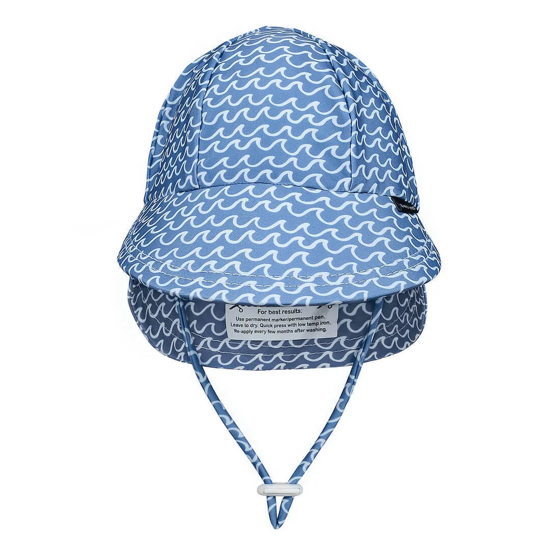 Bedhead Legionnaire Swim Flap Sunhat - Tide