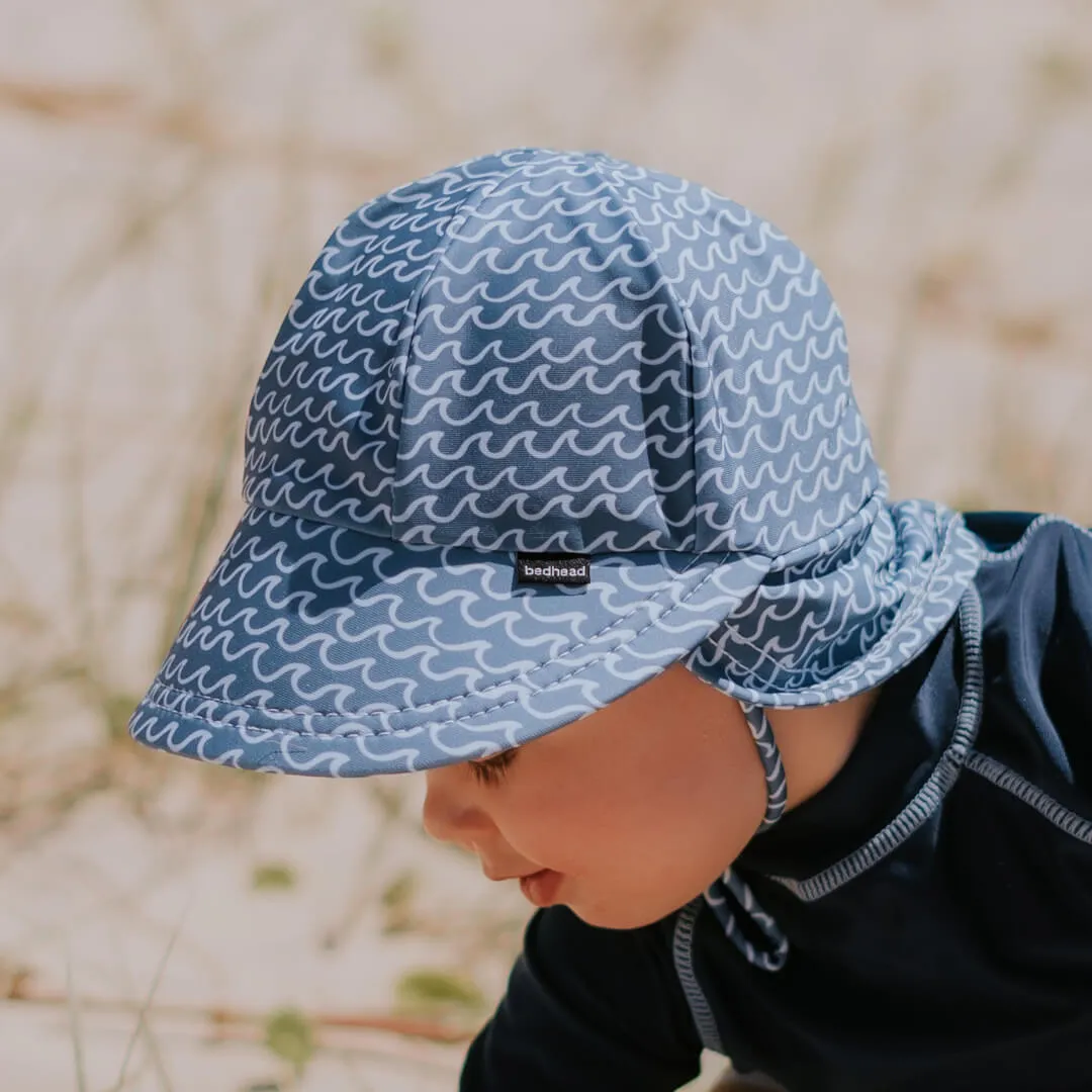 Bedhead Legionnaire Swim Flap Sunhat - Tide