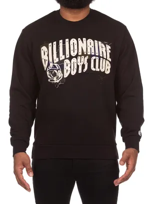 Billionaire Boys Club Sweater - BB Layers Crew - Black - 831-8306