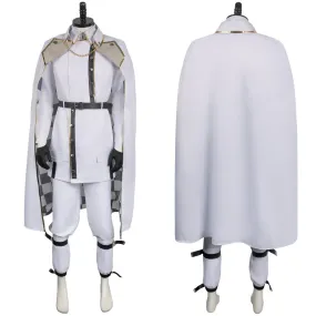 Blue Lock Seishiro Nagi White Outfit Party Carnival Halloween Cosplay Costume