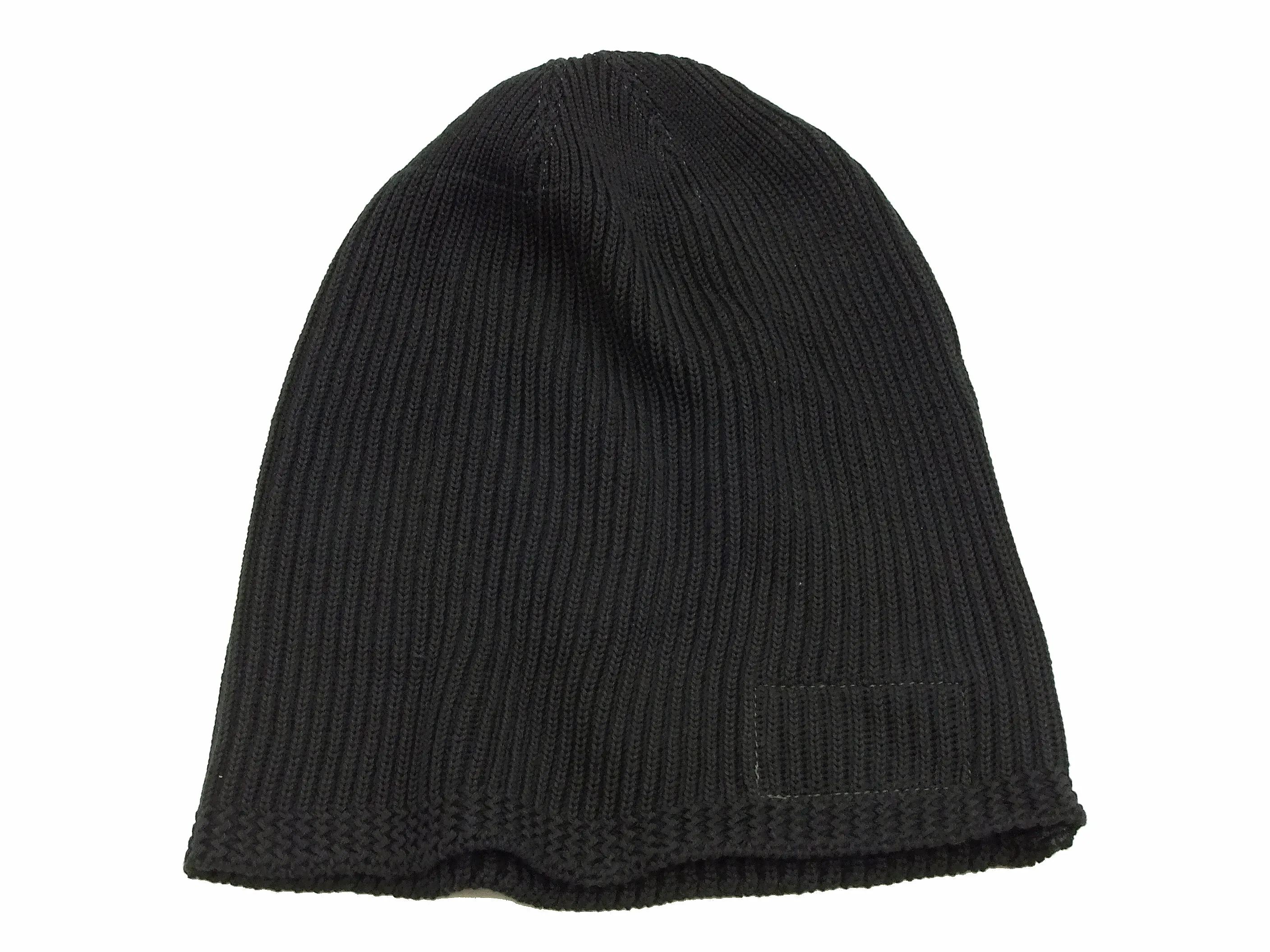 Buzz Rickson Watch Cap Men's Cotton Knit Hat WWII US military style beanie BR02186 Black