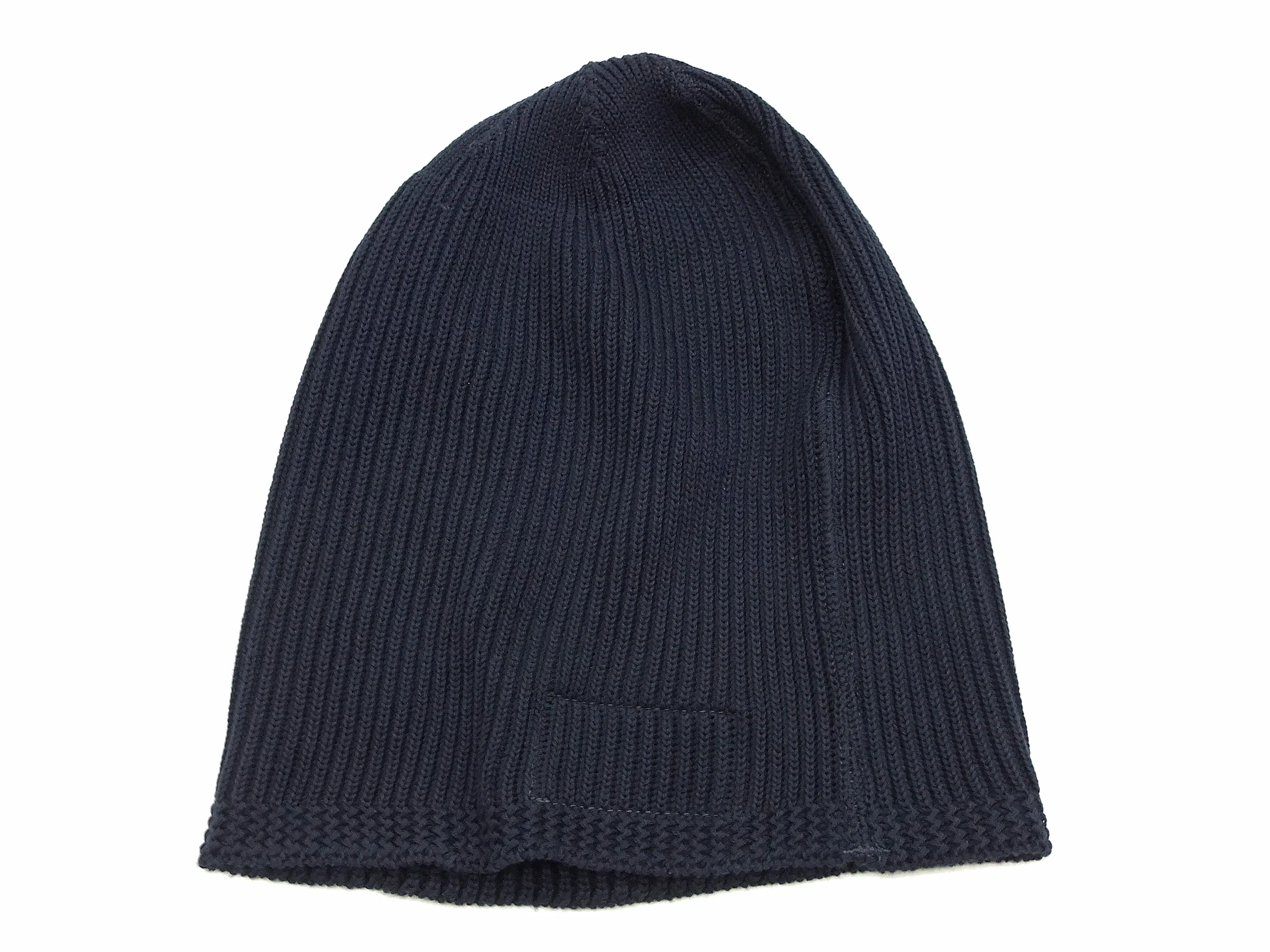 Buzz Rickson Watch Cap Men's Cotton Knit Hat WWII US military style beanie BR02186 Navy-Blue