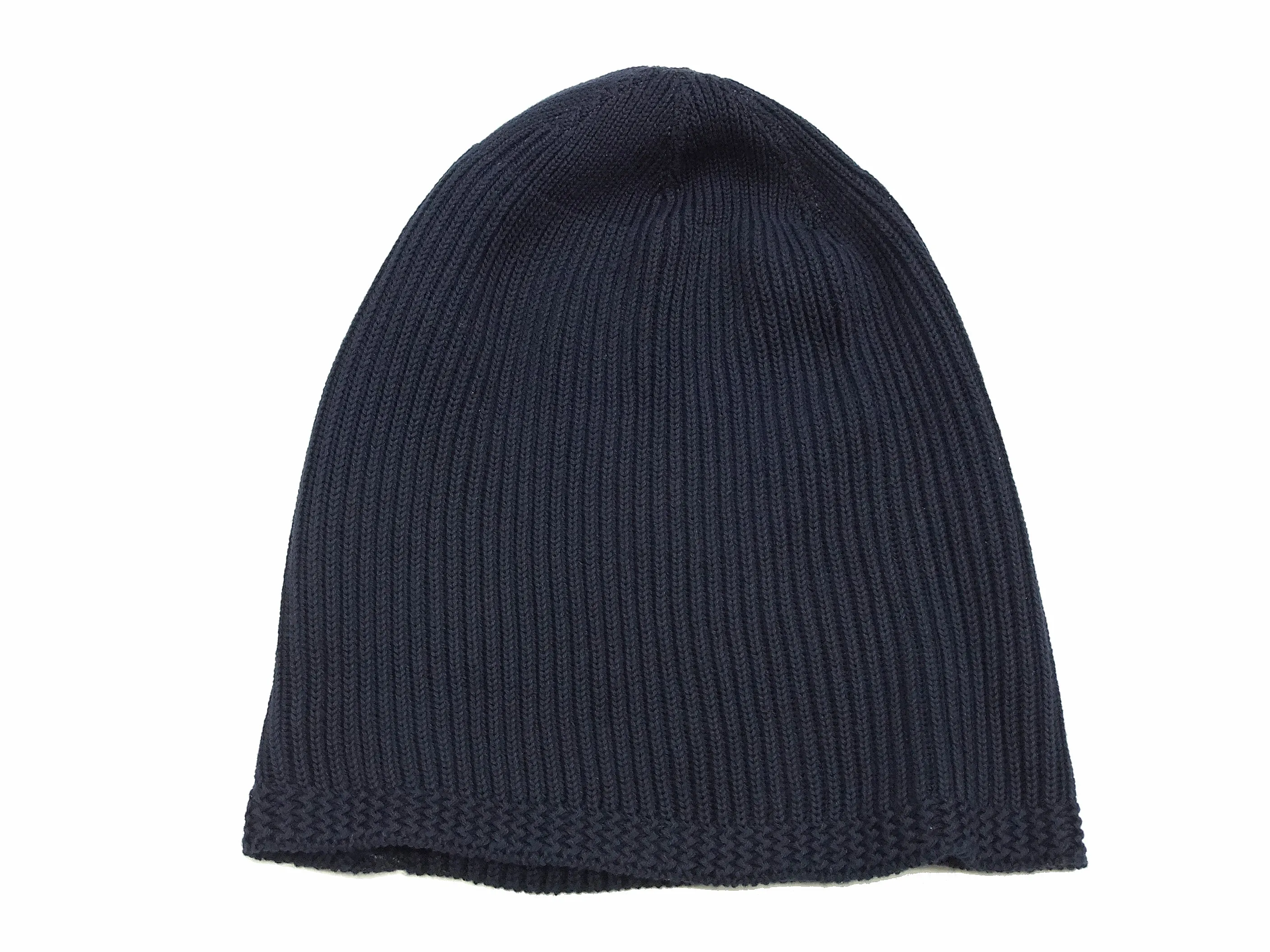 Buzz Rickson Watch Cap Men's Cotton Knit Hat WWII US military style beanie BR02186 Navy-Blue