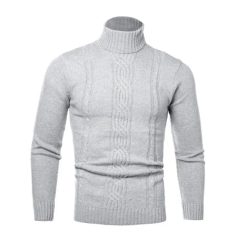 Cable Knit Turtleneck Sweater