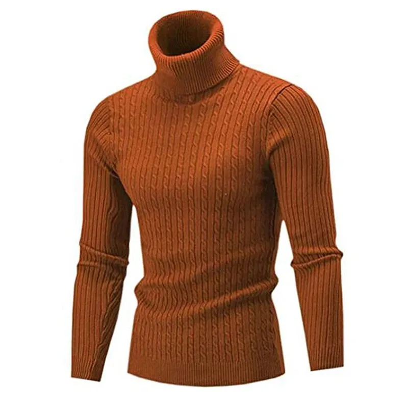 Cable Knit Turtleneck Sweater