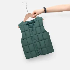 Chill-Proof Puffy Vest - Lightweight Warmth Perfect for Autumn (1-8Y)