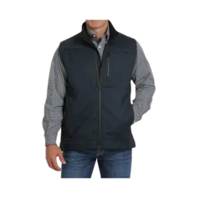 Cinch Men's Bonded Navy Textured Vest