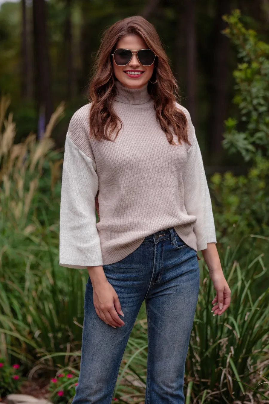 Cold Brew Color Block Sweater