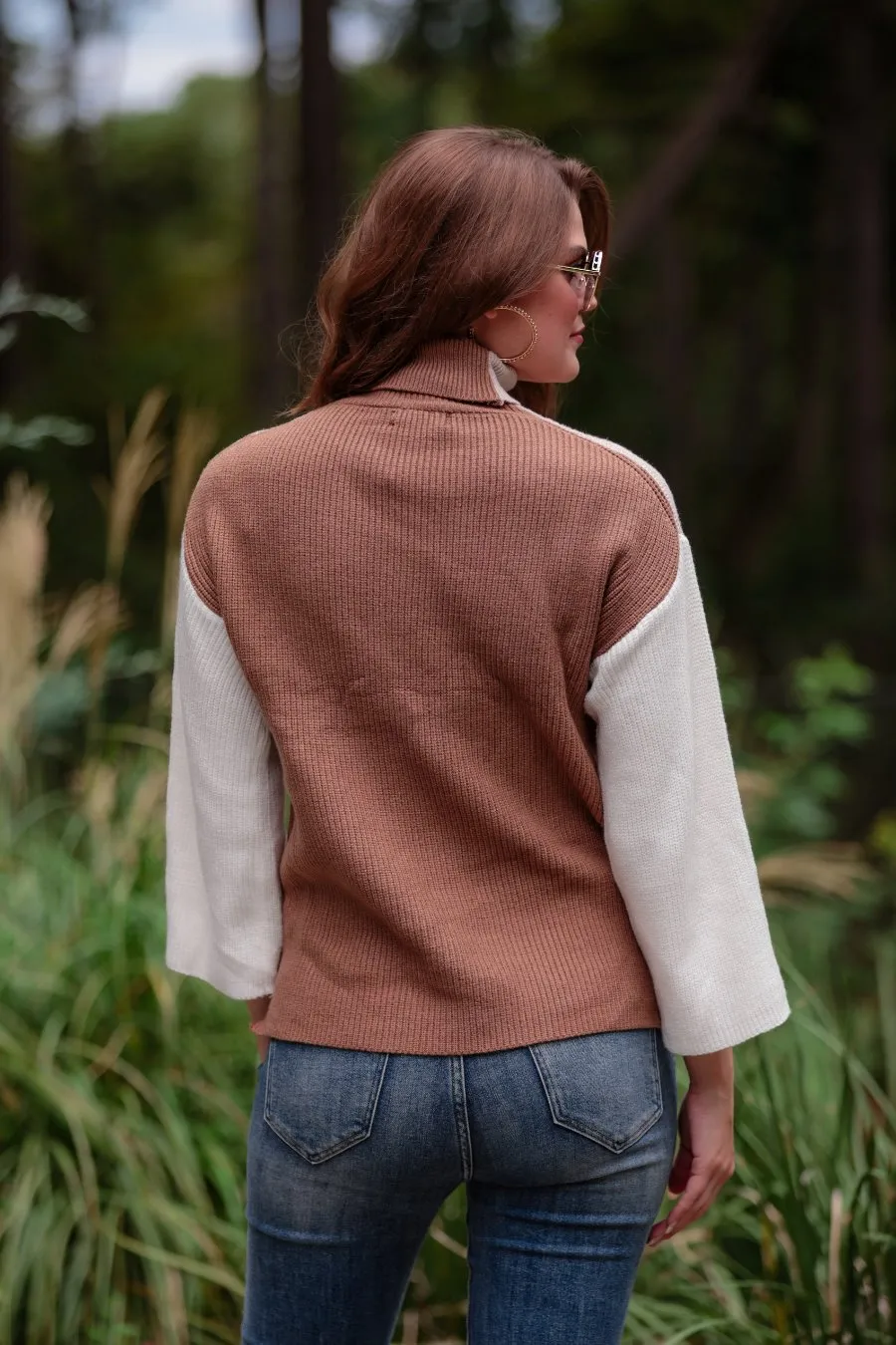 Cold Brew Color Block Sweater