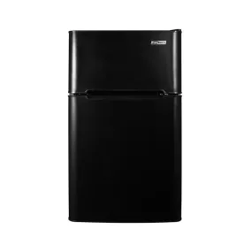 ConServ 3 cu.ft 2 Door Mini Freestanding Refrigerator with Freezer in Stainless