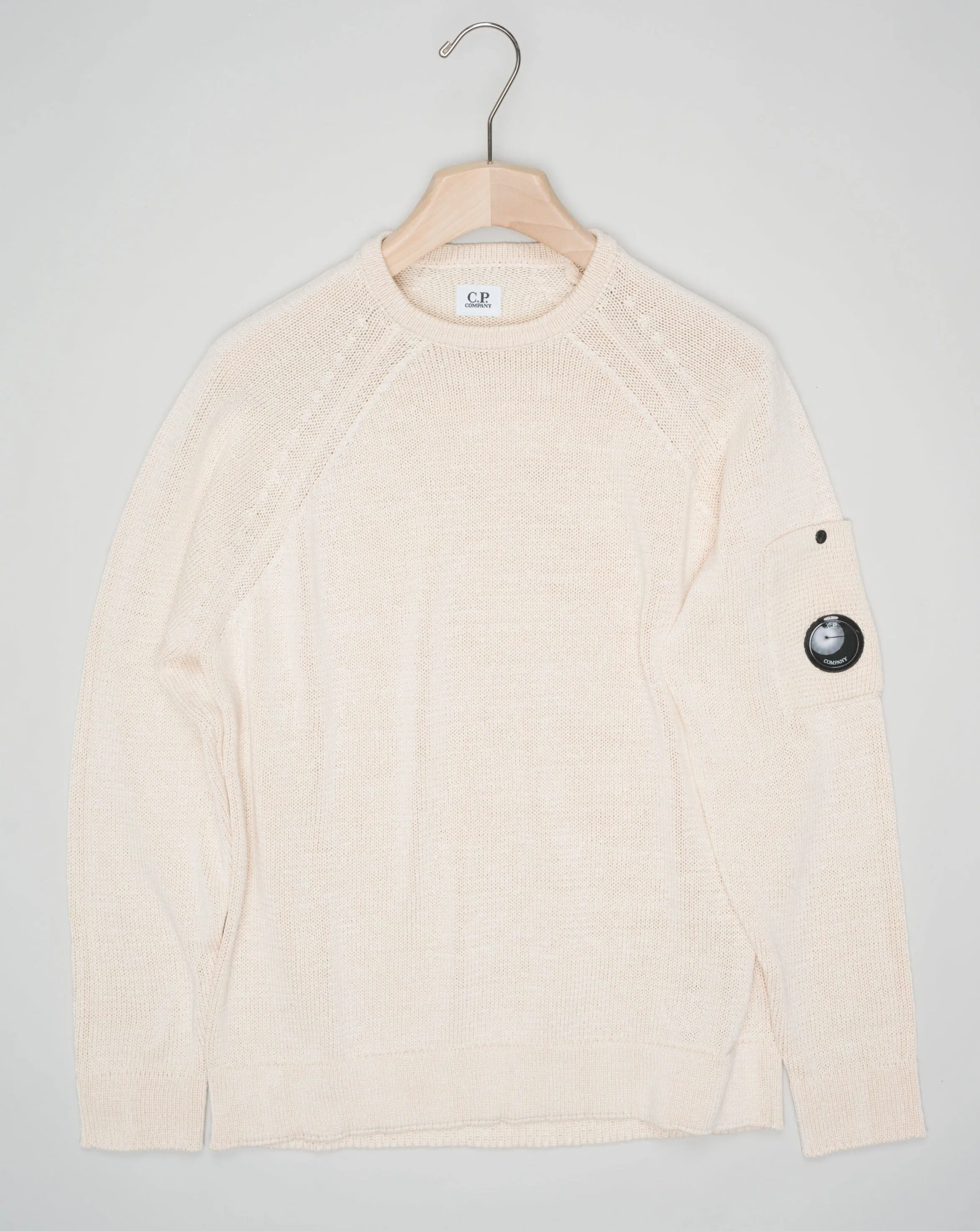 C.P.Company Compact Cotton Crew Neck / Pistachio Shell