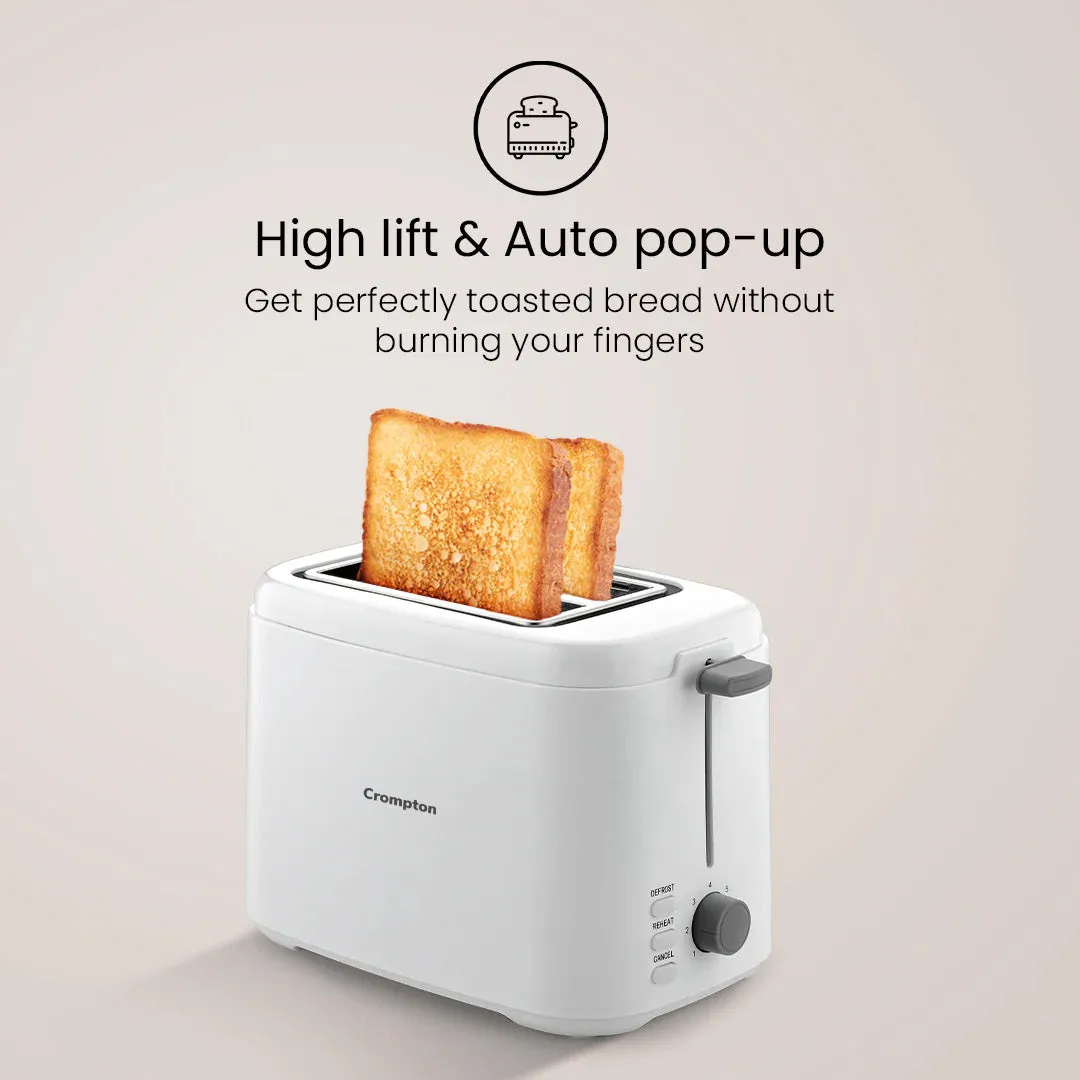 Crompton SunBrown Deluxe Pop-up Toaster 800W