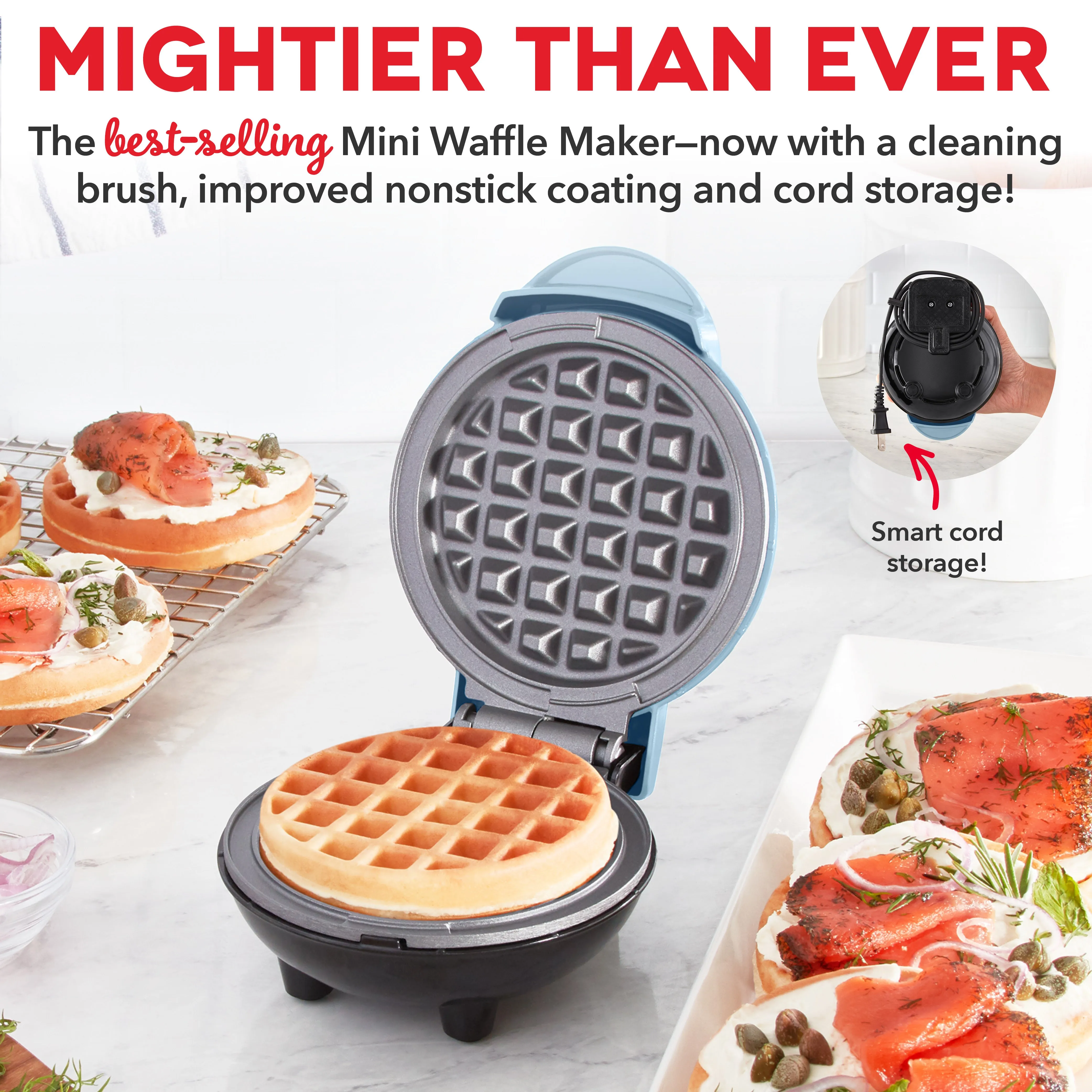 Deluxe Mini Waffle Maker