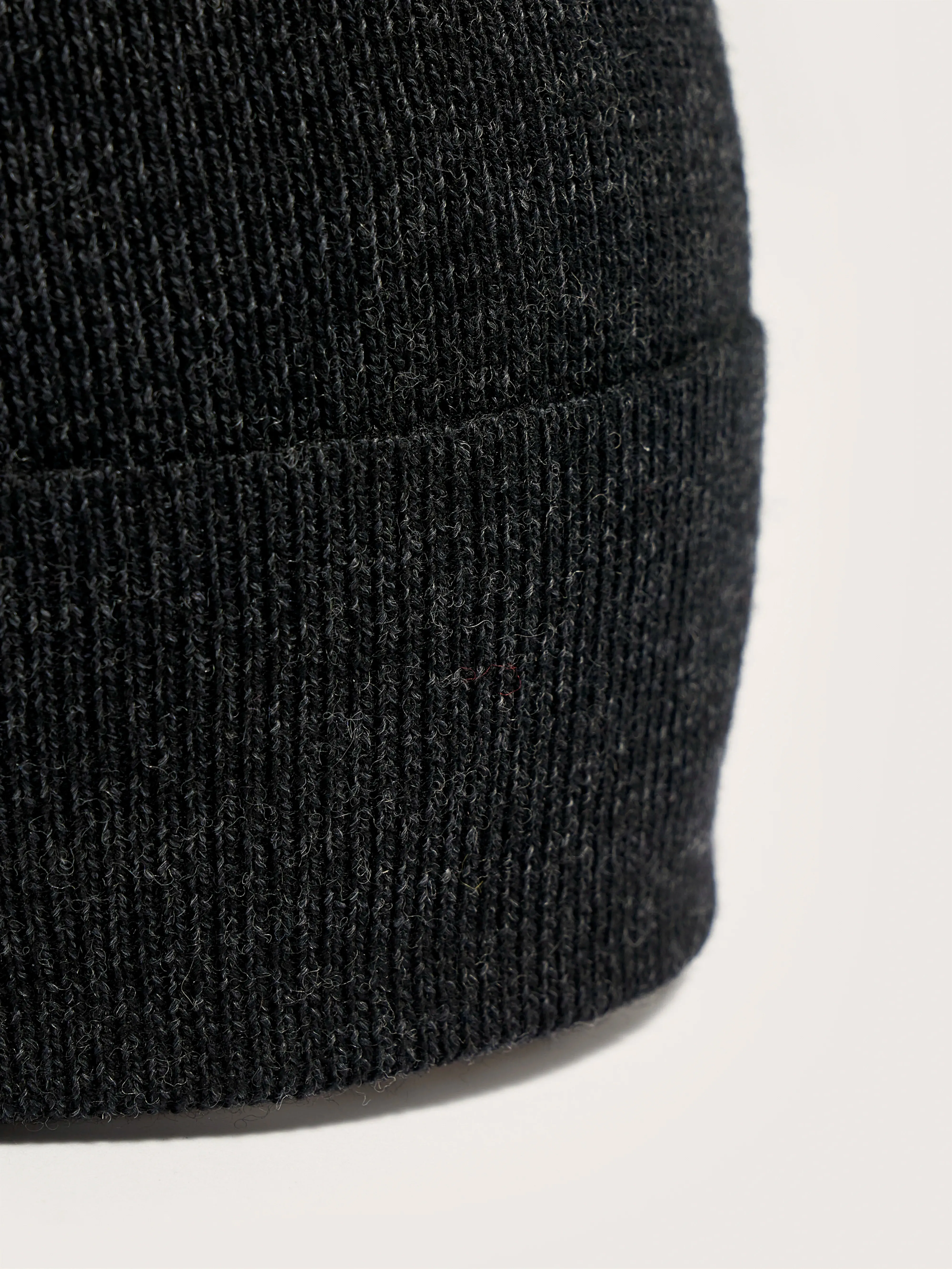 Dilbin ribbed beanie (242 / M / OFF BLACK)