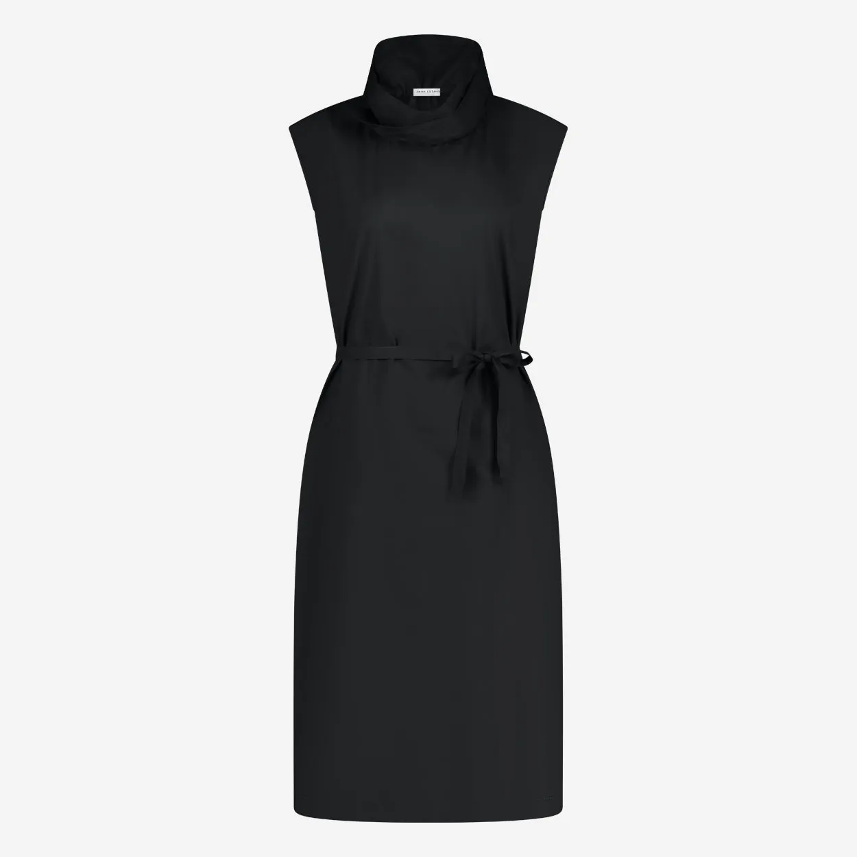 Dress poplin cotton blend | Black