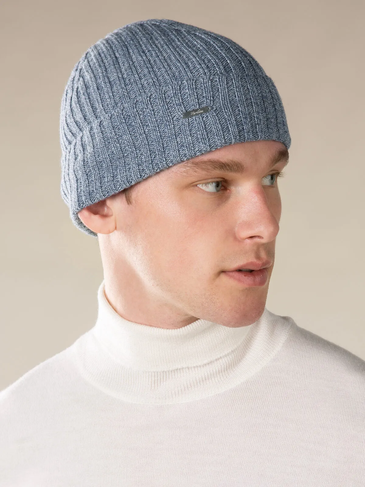 Extrafine Merino Hat Light Blue