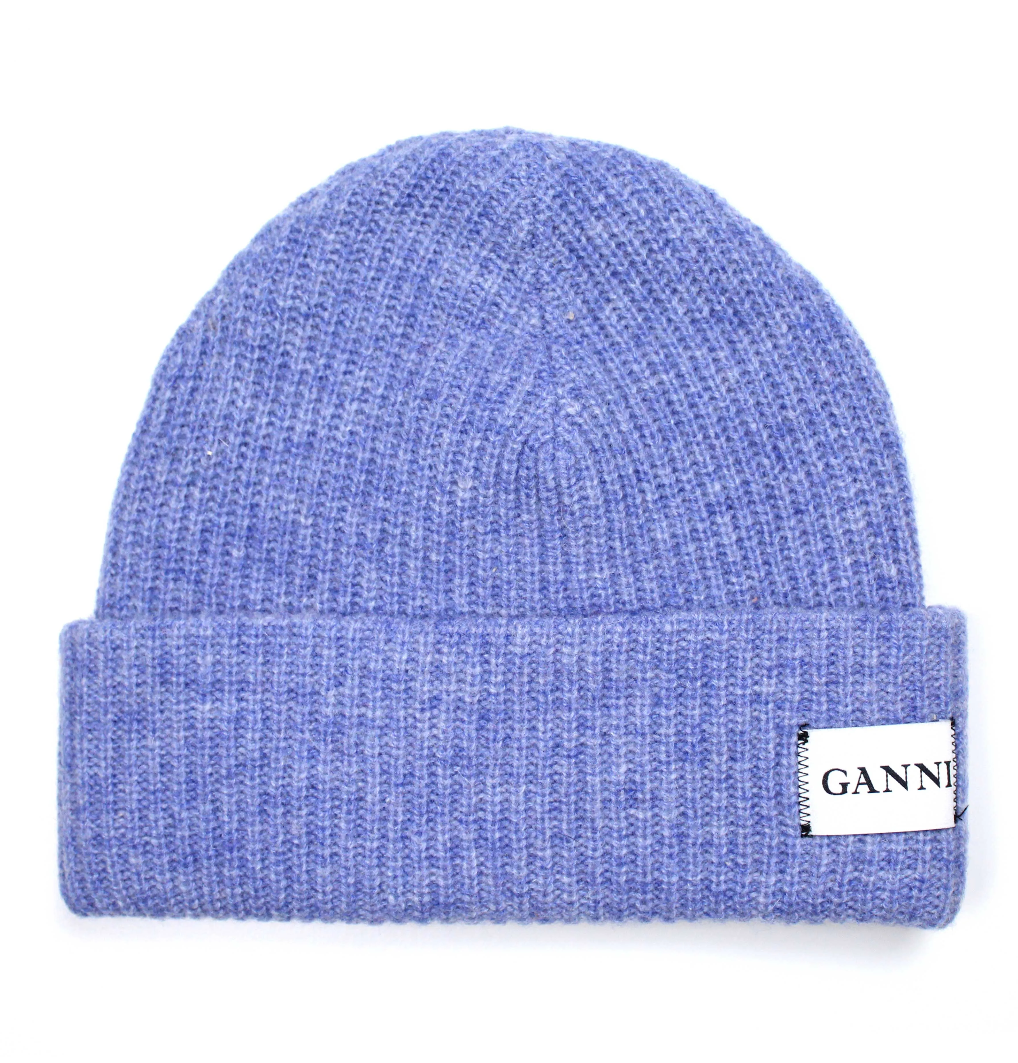 Ganni Knit Hat – Pastel Lilac