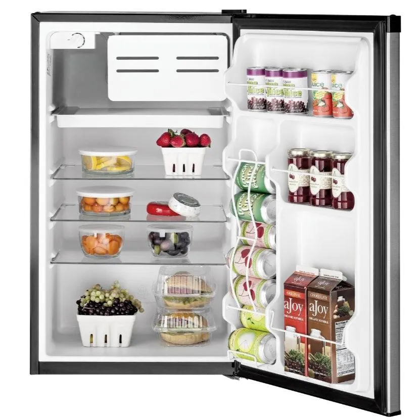 General Electric Compact Refrigerator in Stainless Steel