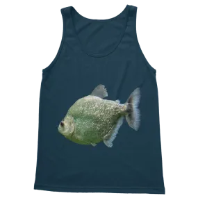 Glitter Green Fish Classic Adult Vest Top